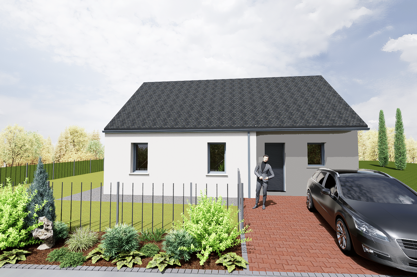 Maison plain pied loire-brissac- aubance