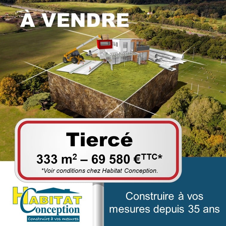 terrain a vendre sur tiercé proche angers