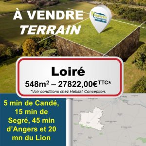 Terrain sur Loiré 49440