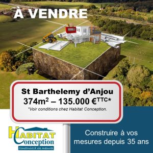 Terrain sur Saint Barthelemy d’Anjou 49124